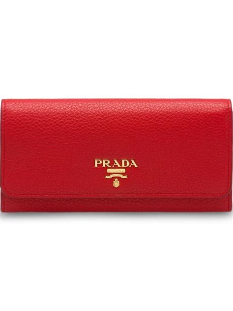 prada wallet black red inside|Prada trifold wallet.